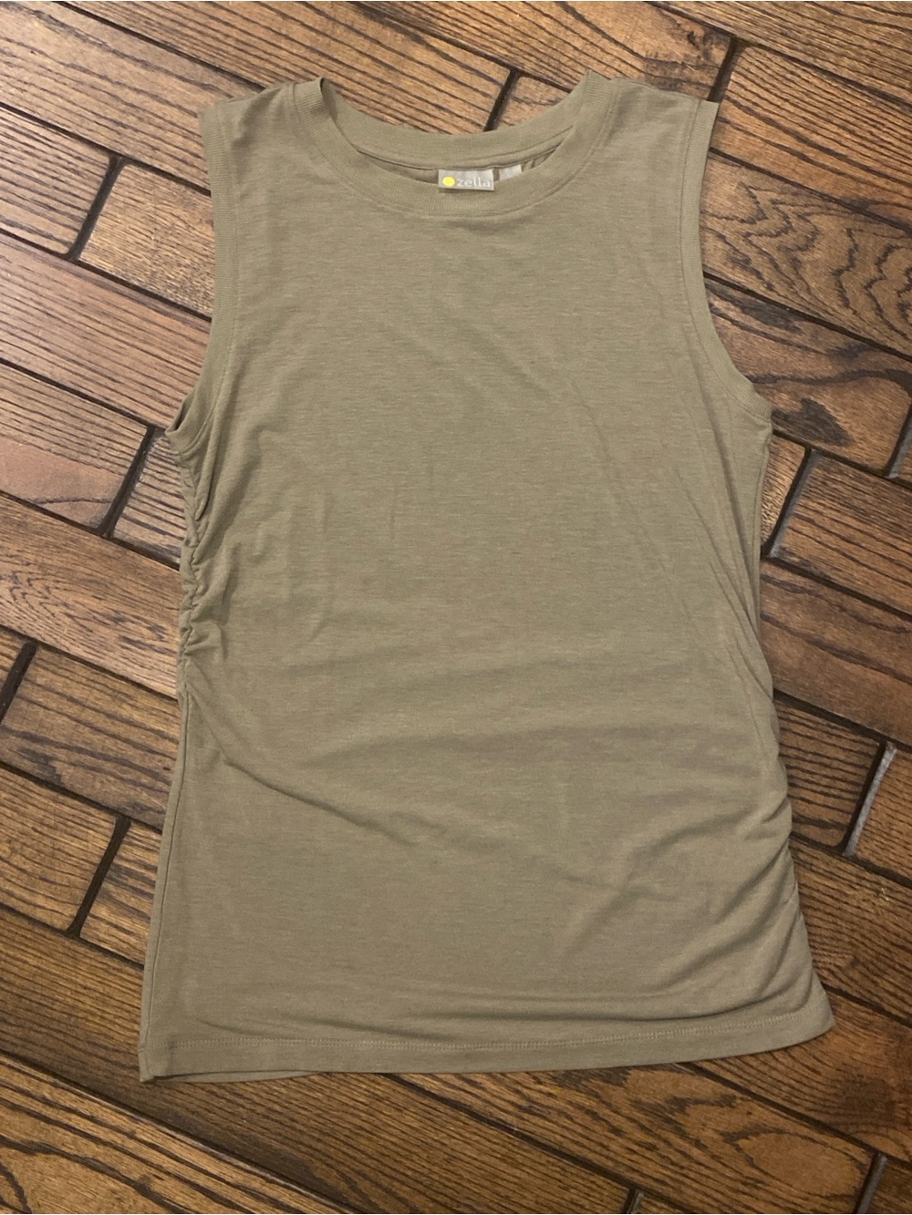 Zella Olive Green Muscle Tank